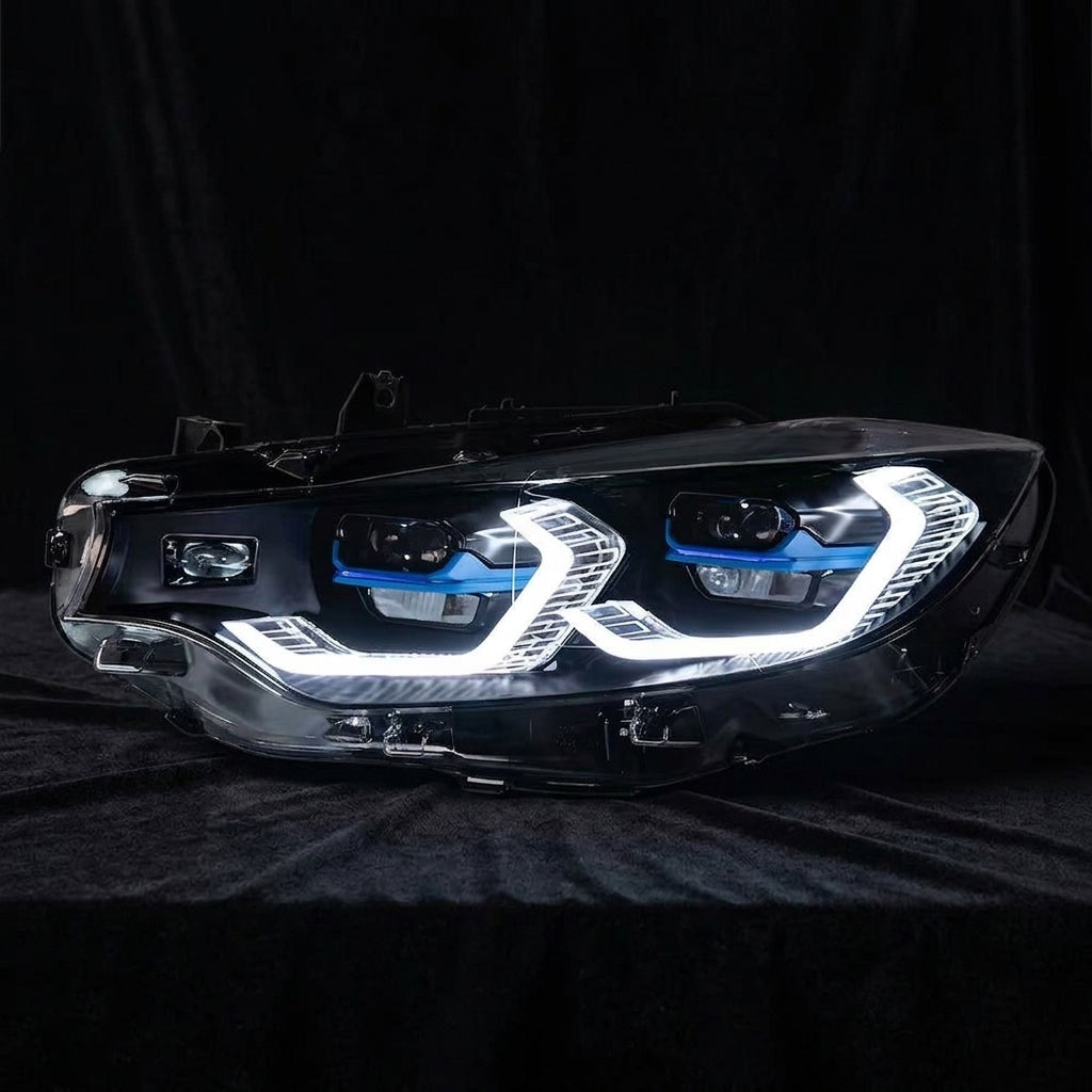 BMW F80/F82/F32 G8X Style Ikon Headlights White/Yellow