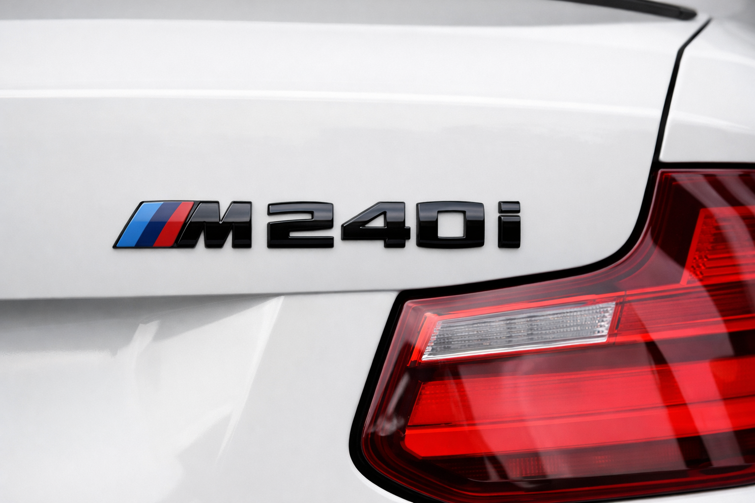 BMW M240i Gloss Black Badge