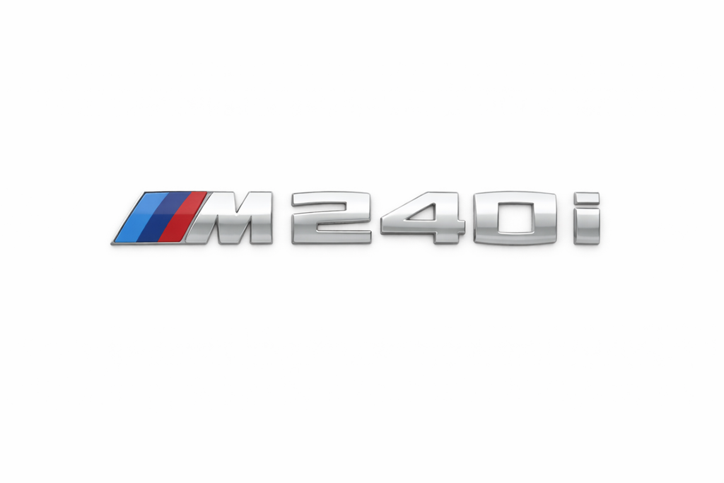 BMW M240i Chrome Badge