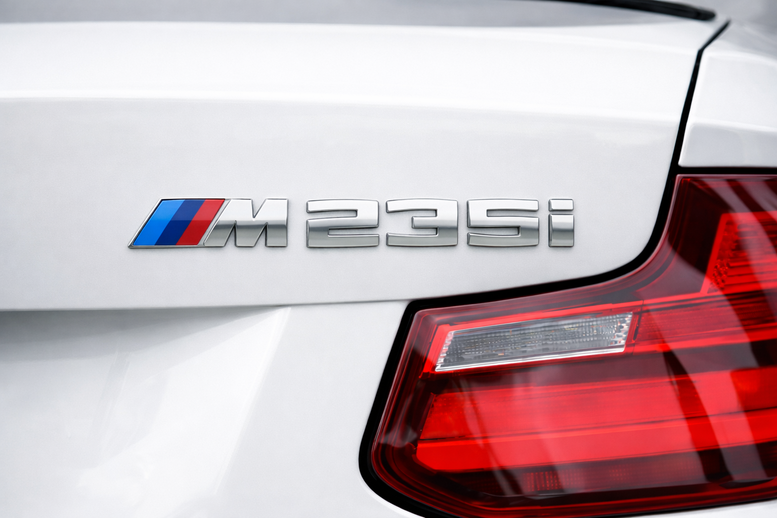 BMW M235i Chrome Badge
