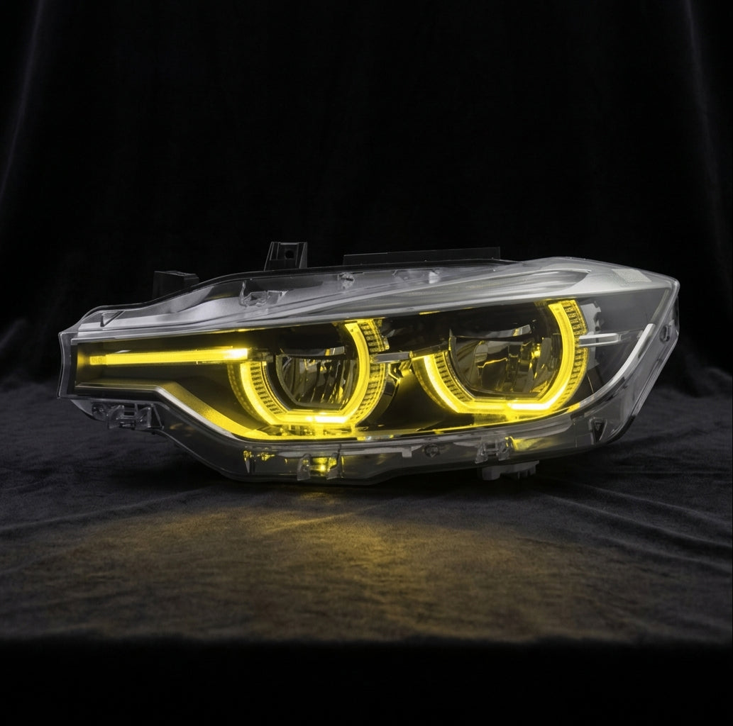 BMW F30/F31 Ikon Style Laser Headlights White/Yellow/Amber