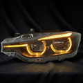Shadow Line Ikon Style Laser Headlights White/Yellow/Amber For BMW F30/31